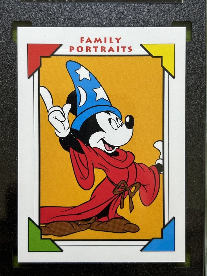 MICKEY MOUSE Disney SGC 10 GEM MINT THE SORCERER'S APPRENTICE 1991 Impel Disney - Image 3 of 4