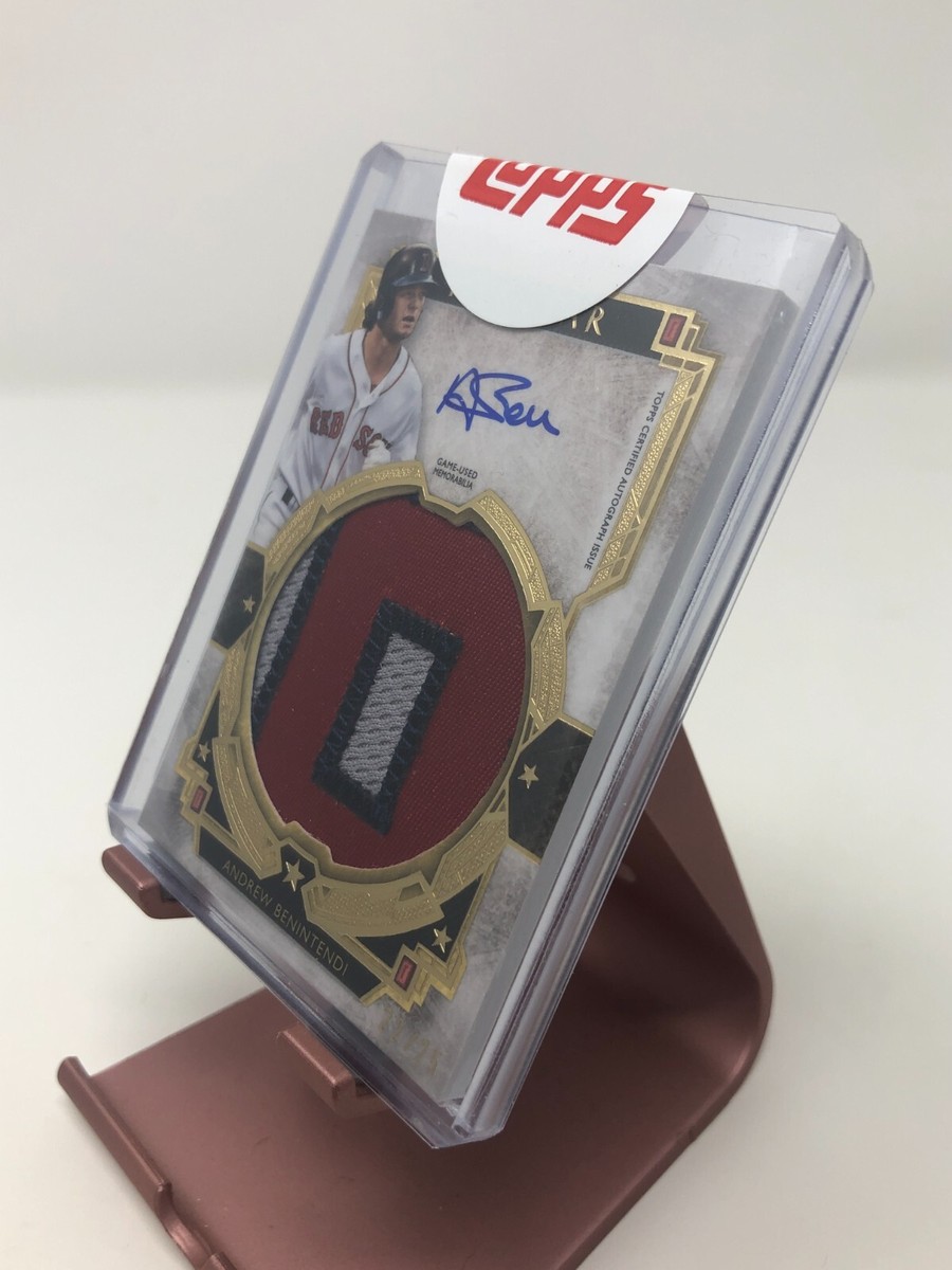 【1枚限定】ANDREW BENINTENDI AUTO PATCH 2018 TOPPS FIVE STAR JUMBO PATCH AUTO ANDREW BENINTENDI