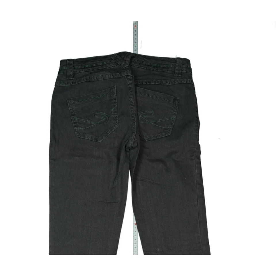 edc by Esprit Five Slim Damen Jeans Hose low Stretch Regular 32 W24 L34 schlamm - Bild 4 von 4