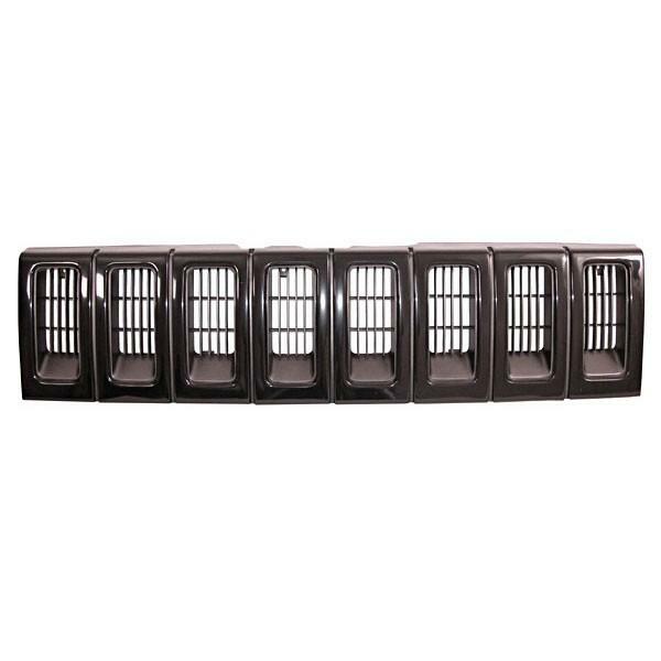 Grille insert noir face avant pour rénovation Jeep Grand Cherokee 93-95