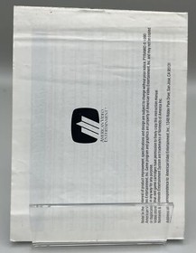 Pyramid (Nintendo NES, 1990) Instruction Manual Only