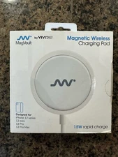 Mag Vault by Vivitar Magnetic Wireless Charging Pad iPhone 12 Series 15w Rapid