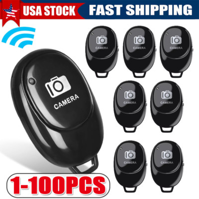 Camera Shutter Wireless Bluetooth Remote Control for Android Apple iPhone LOT