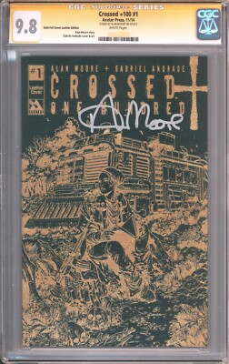 Crossed +100 Gold Foil Green Leather -  CGC SS 9.8 - signiert von Alan Moore