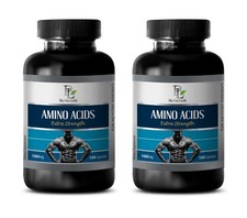 branched chain amino acid - AMINO ACIDS 1000mg - post workout recovery 2 Bottles