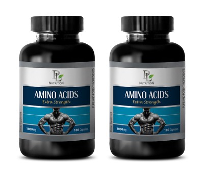 amino acid complex - AMINO ACIDS 1000mg - nitrogen balance in muscles 2 Bottles
