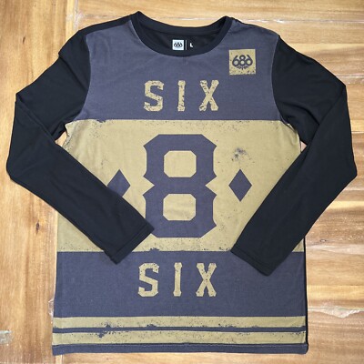 686 Tech Long Sleeve Shirt Mens Large Crosscheck
