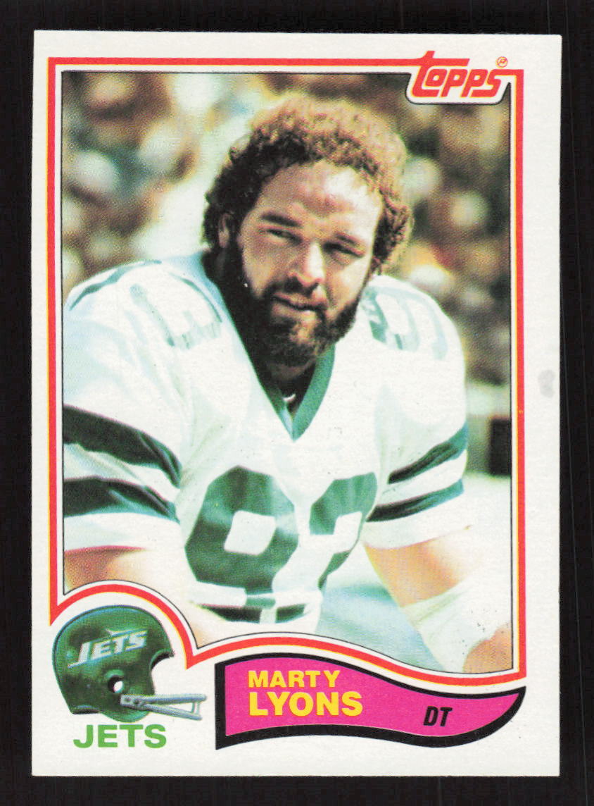 1982 Topps #175 Marty Lyons New York Jets