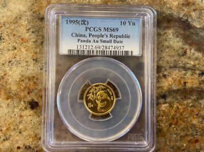 1995 1/10 Oz 10 Yuan China Gold Panda Coin Small Date MS 69 | eBay