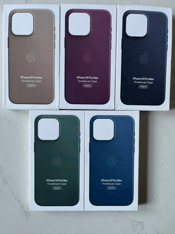 正品苹果 iPhone 15 PRO MAX (6.7) 精细编织保护壳 带 Magsafe — 第 2/2 张图片