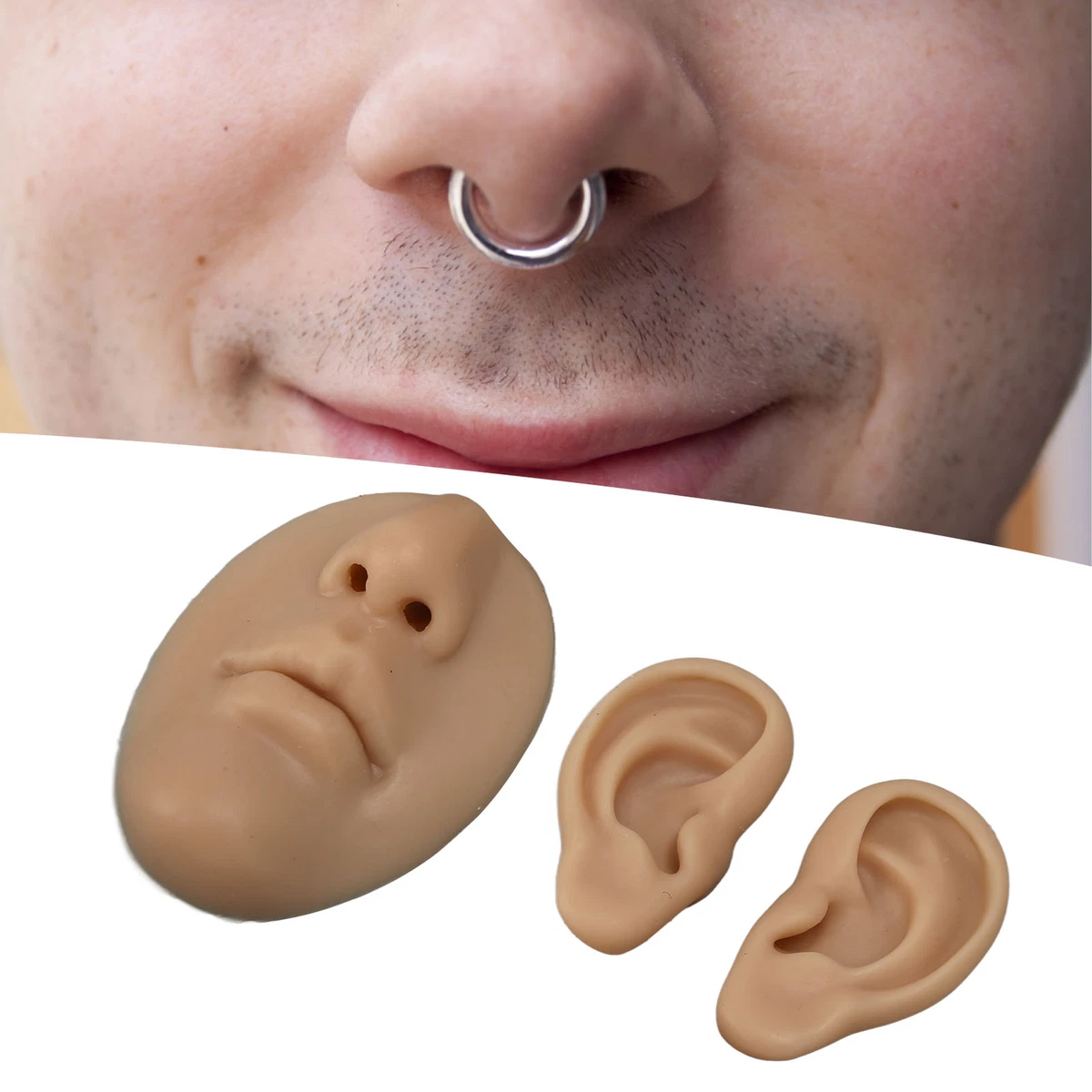 Skin colored hotsell nose stud