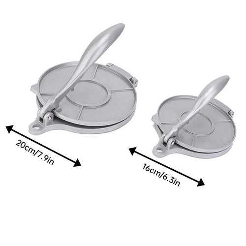 16/20cm Premium Tortilla Press Flat Bread Maker Taco Roti Chapati Health Food AU - Picture 3 of 19