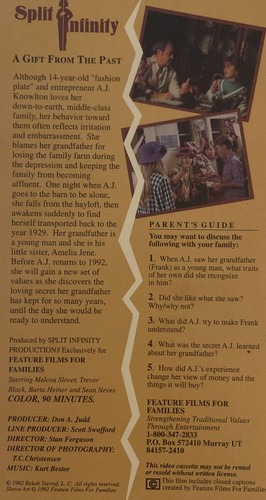 Split Infinity (1992) VHS TAPE - Vintage Movie - Family Drama - Feature Films - Picture 7 of 7