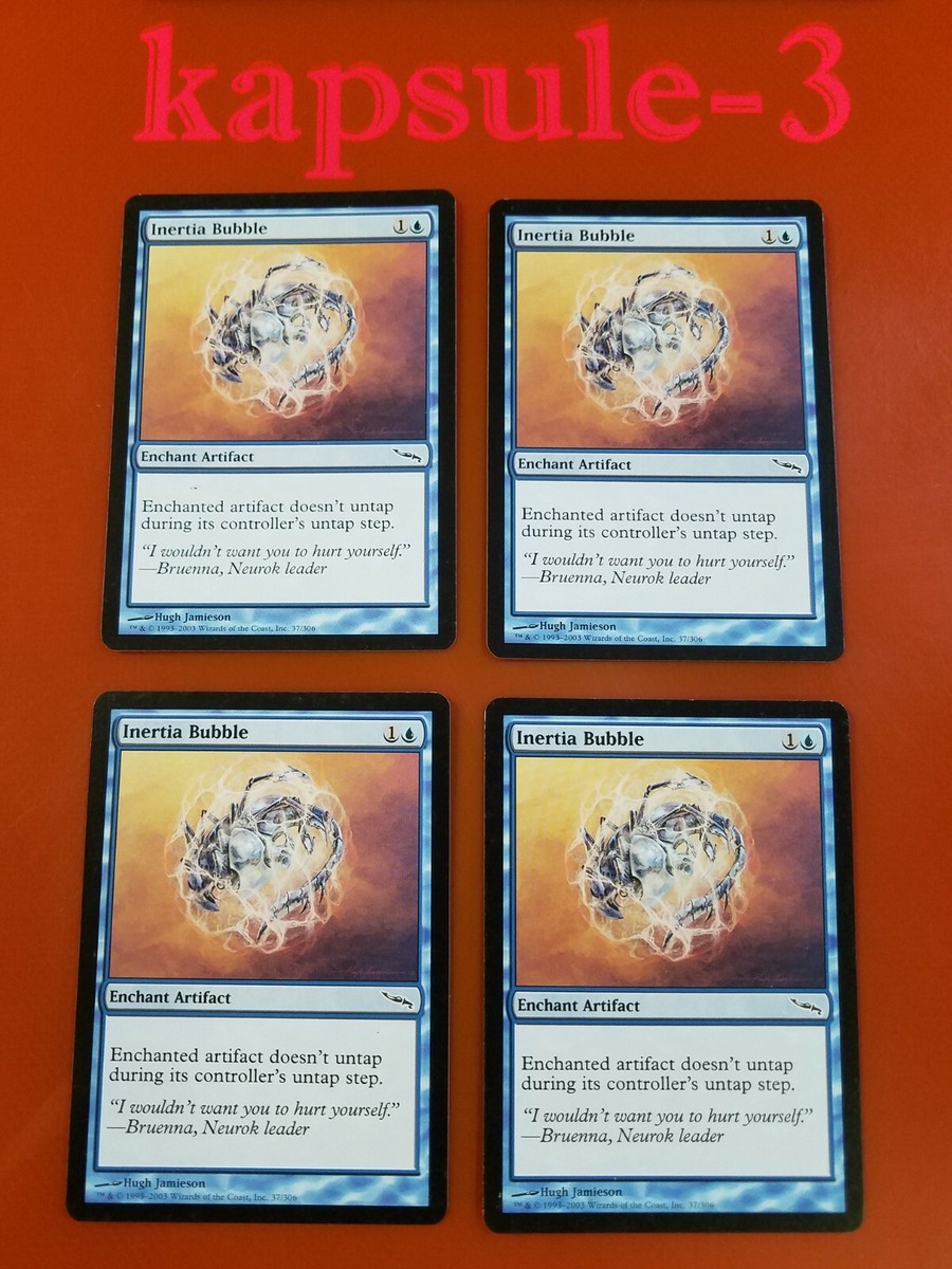mtg cards like soul warden MTG Magic: the Gathering Cards: INERTIA BUBBLE x2: MRD – Archeron main image 0