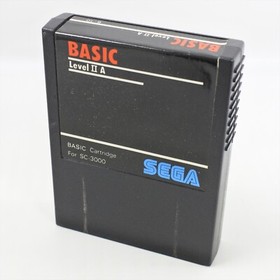 BASIC Level II 2 B-10 Basic Cartridge SC-3000 With Book SEGA 1142 sc