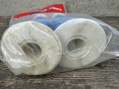 Odi Toadstool Blue White Bmx Handlegrips Grips NOS Vintage Old