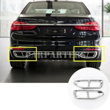 For BMW 7 Series M Sport G11 G12 Rear Exhaust Muffler Tail Pipe Cover 2016-2018