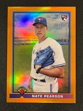 Nate Pearson 2021 Bowman Chrome Rookie Orange Refractor /25 1991 91B-NP