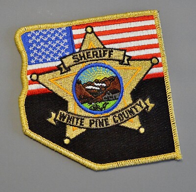 White Pine County Nevada Sheriff Patch Mint Nv Ebay 