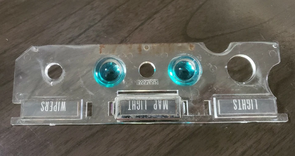 1966 AMC Rambler 转动单灯,地图灯雨刮器仪表板指示器灯镜 — 第 2/4 张图片