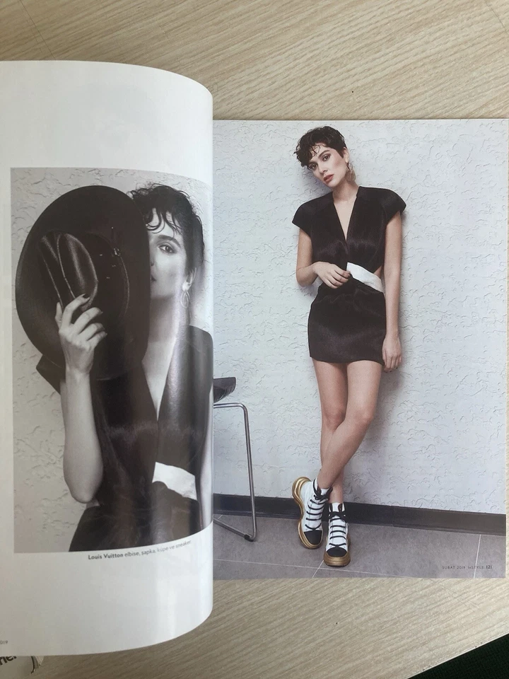 inStyle Turkey February 2019 Bergüzar Korel , Hakan Kurtaş / Worldwide Shipping Foto 4 de 4