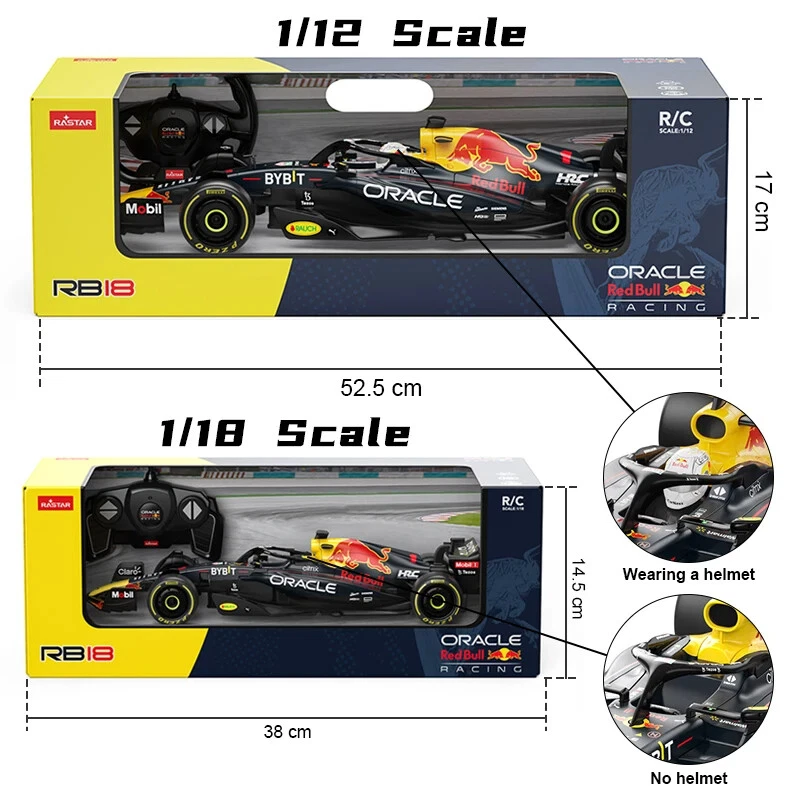 RC Car 1:12 F1 Formula Red Bull RB18 Max Verstappen Remote Control Racing Cars - Image 3 of 4
