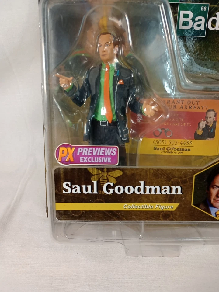 Figura de acción Breaking Bad Saul Goodman PX vistas previas exclusivo Mezco 2014 Foto 3 de 4