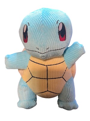 Pokémon 8'' Corduroy Squirtle Plush Stuffed Animal Toy Limited Edition Rare EUC