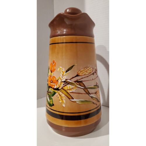 Vintage Interpur 1970s Floral Pitcher - Picture 2 of 10