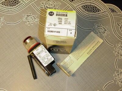 Allen Bradley 800MR-P16RS Push Button Operator RED Series D NEW IN BOX!