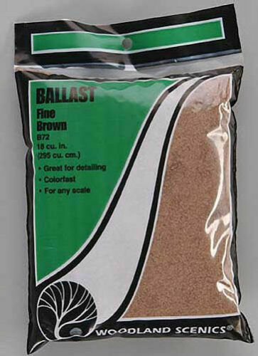 Woodland Scenics ~ New 2024 ~ Brown Fine Ballast ~ Any Scale ~ B72 - Picture 1 of 2