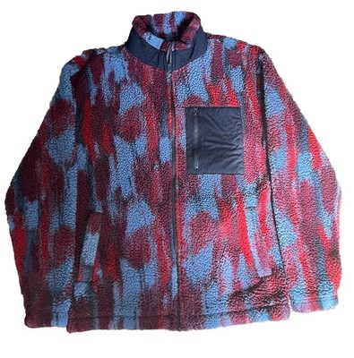 Original Use Multicolored Sherpa Zip Up Unisex Size Small 