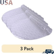 Oval Bubble Vinyl Tub Mat Non-Slip Bath Mat W/ Suction Cups Spa Experience New