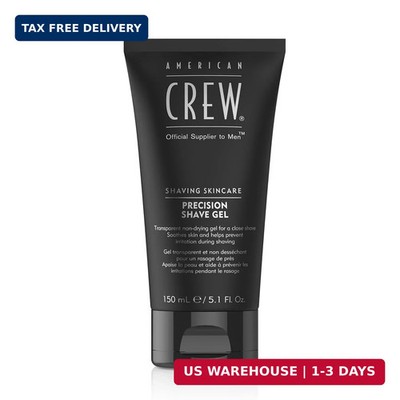 American Crew Men's Precision Shave Gel, Non-Foaming, 5.1 fl oz