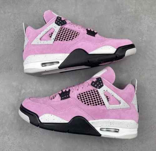 Jordan Air Jordan 4 "Orchid" Mid Top Basketball Men and Women Running Shoes