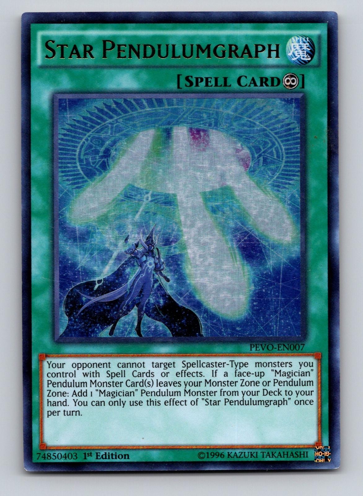Star Pendulumgraph PEVO-EN007 Ultra Rare Yu-Gi-Oh 1st Edition
