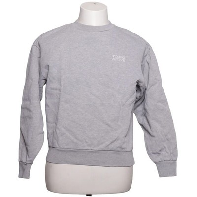 7 Days Active, Sweatshirt, Größe: S, Grau, Bio-Baumwolle, Einfarbig #8Wx