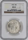 1945-P Walking Liberty Half Dollar NGC MS63