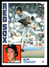 1984 Topps Bob Stanley #320 Boston Red Sox  MLB Baseball Base Set