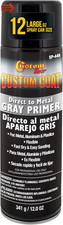 1K High Build Primer Spray Paint - 12 Oz Grey - Automotive Sandable Primer For