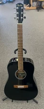 Fender CD-60S  Dreadnought Acoustic Guitar  Black (165939B)