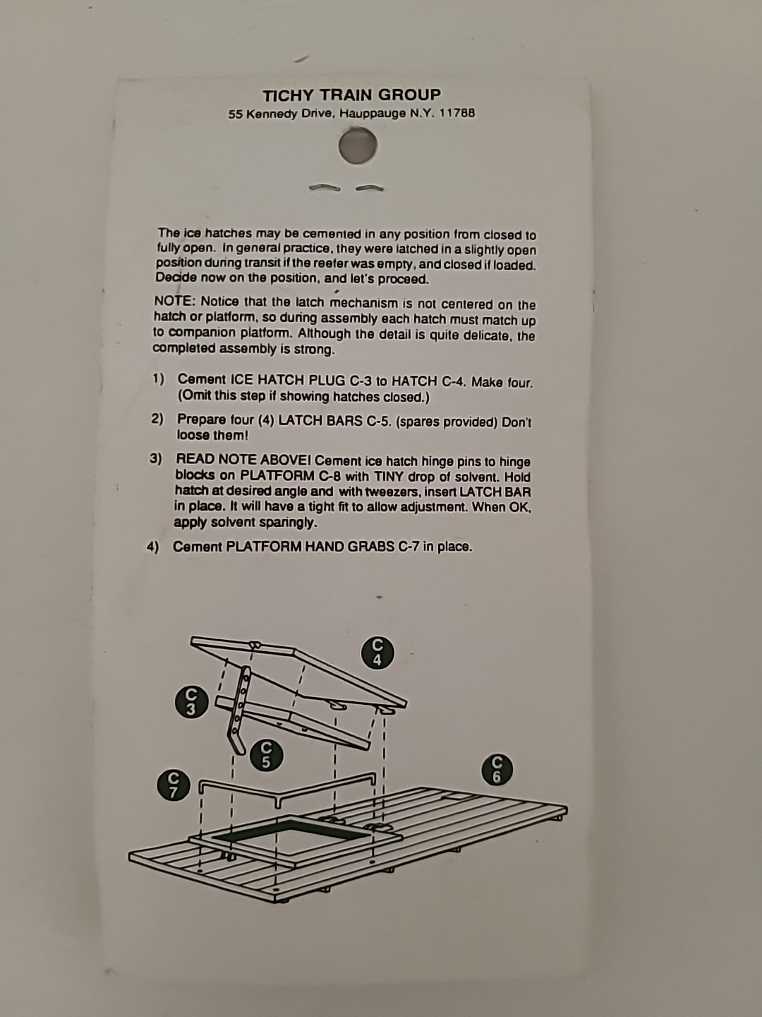 Tichy Train Group HO Wood Ice Platforms - 3023 NOS 
