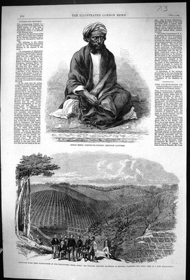 Alter 1862 Indien Rebell Zahoor-Ool-Hoosein peruanischer Rindenbaum Neilgherry viktorianisch