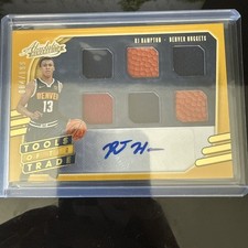 2020-21 Panini Absolute Tools Of The Trade Auto R J Hampton /199