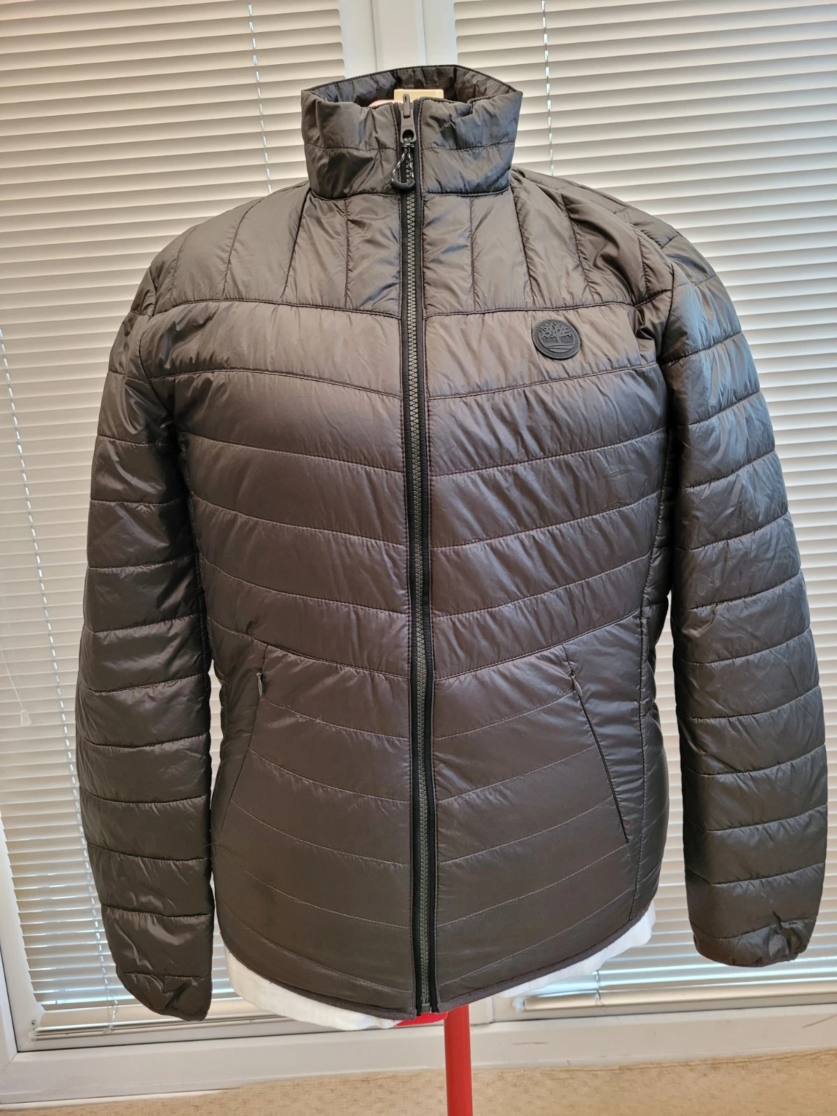 Original Timberland Men's Skye Peak Lightweight Thermal Jacket A1N22 Black Large