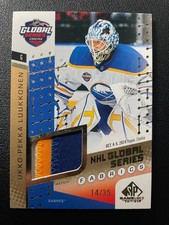 25-26 SP Game Used Hockey Global Series Fabrics Patch Ukko-Pekka Luukkonen #/35