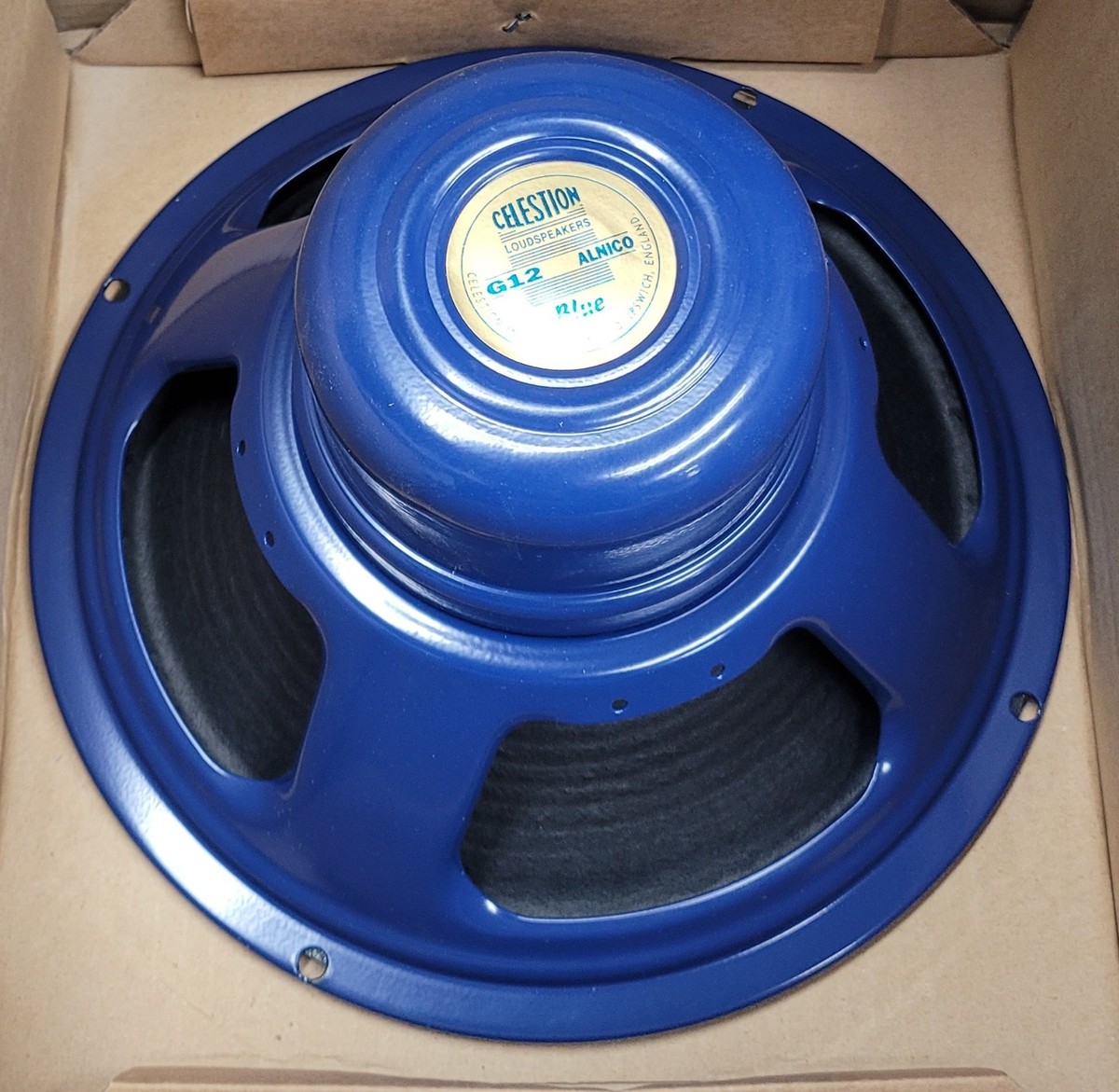 (No 1223-2) Beleg 27インチ ブルー Two Celestion Alnico Blue, Engineering samples, 15 watt, 8 Ohm