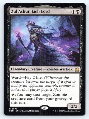 Zul Ashur, Lich Lord FDN 77 - Normal - NM - Magic the Gathering