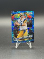 2025 Panini Prizm - Vince Ferragamo #240 Blue Ice Prizm /99