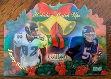 #C1 Jimmy Smith / Kerry Collins VAR 00 Topps Gold Label Holiday Match-Ups Winter